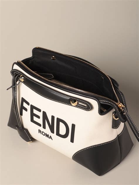 fendi white traveling bag|fendi weekend baggy.